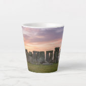 Stonehenge England Ancient Stone Circle カフェラテマグ (正面)