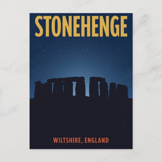 Stonehenge England Landmark ポストカード (正面)