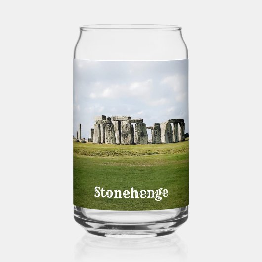 Stonehenge England Souvenir Can Glass ガラス缶 (正面)