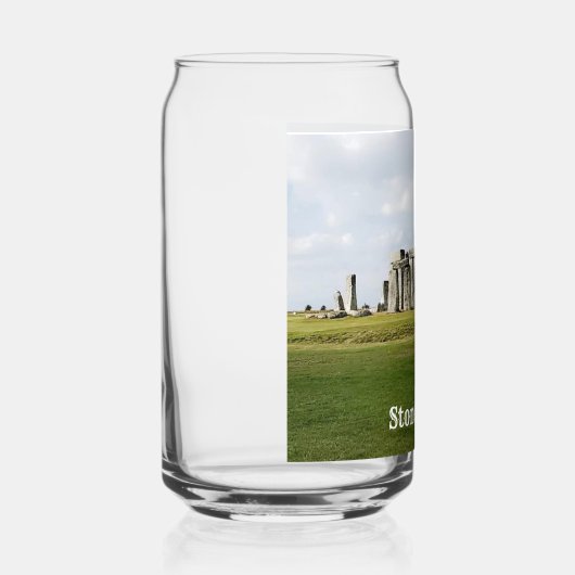 Stonehenge England Souvenir Can Glass ガラス缶 (右)