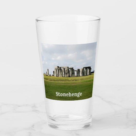 Stonehenge England Souvenir Drinking Glass タンブラーグラス (正面)