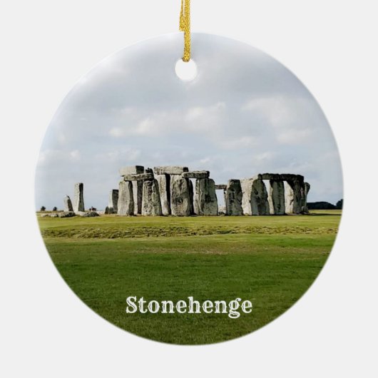 Stonehenge England Souvenir Ornament セラミックオーナメント (裏面)