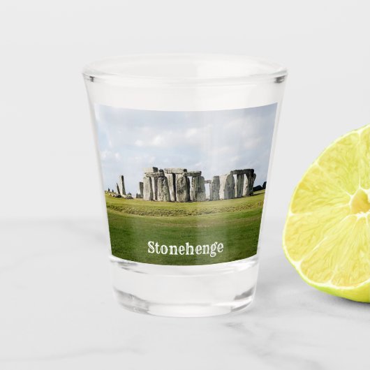 Stonehenge England Souvenir Shot Glass ショットグラス (正面)