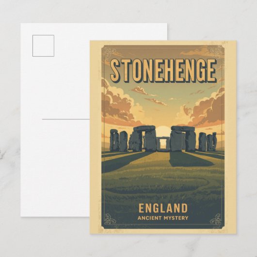 Stonehenge england Wiltshire World Heritage Site ポストカード (正面/裏面)