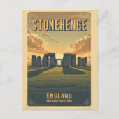 Stonehenge england Wiltshire World Heritage Site ポストカード (正面)