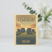 Stonehenge england Wiltshire World Heritage Site ポストカード (スタンド正面)