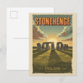 Stonehenge england Wiltshire World Heritage Site ポストカード (正面/裏面)