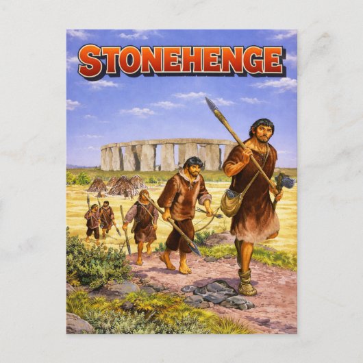Stonehenge england Wiltshire World Heritage Site ポストカード (正面)
