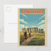 Stonehenge england Wiltshire World Heritage Site ポストカード (正面/裏面)