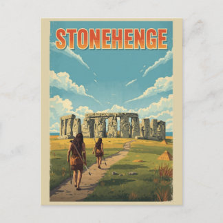 Stonehenge england Wiltshire World Heritage Site ポストカード