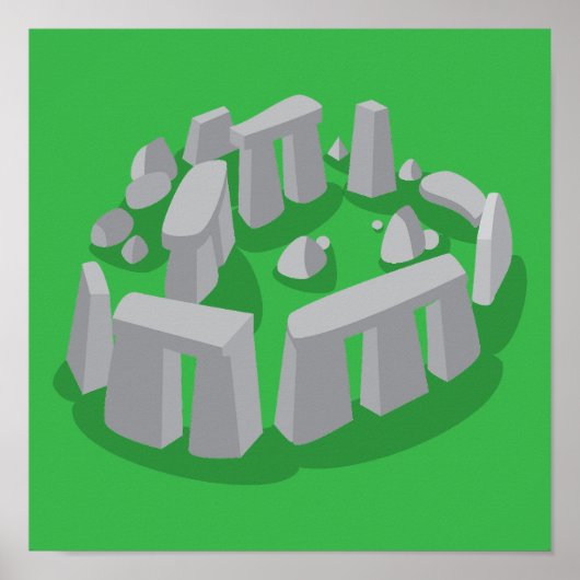 Stonehenge of England ポスター (正面)