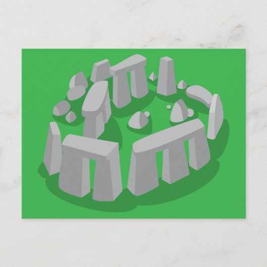 Stonehenge of England ポストカード (正面)