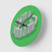 Stonehenge of England ラウンド壁時計 (傾斜)