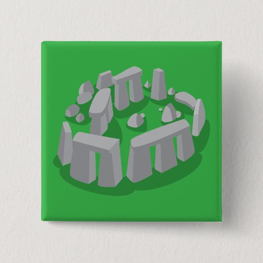 Stonehenge of England 缶バッジ (正面)