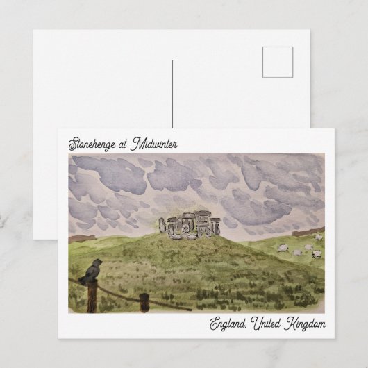 Stonehenge Postcard ポストカード (正面/裏面)