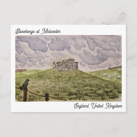 Stonehenge Postcard ポストカード (正面)