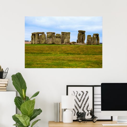Stonehenge Scenic, England ポスター (ホームオフィス)