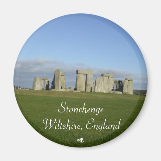 Stonehenge Wiltshire，イングランド磁石 マグネット (正面)