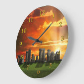 STONEHENGE WINTER SOLSTICE ラージ壁時計 (傾斜)