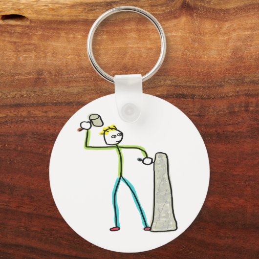 Stonemason Stickman キーホルダー (裏面)