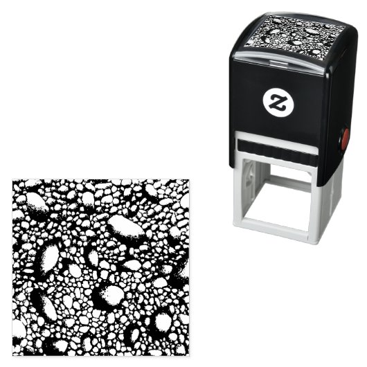 Stones Rocks Shaded Drawing  セルフインキングスタンプ (インサイチュ)