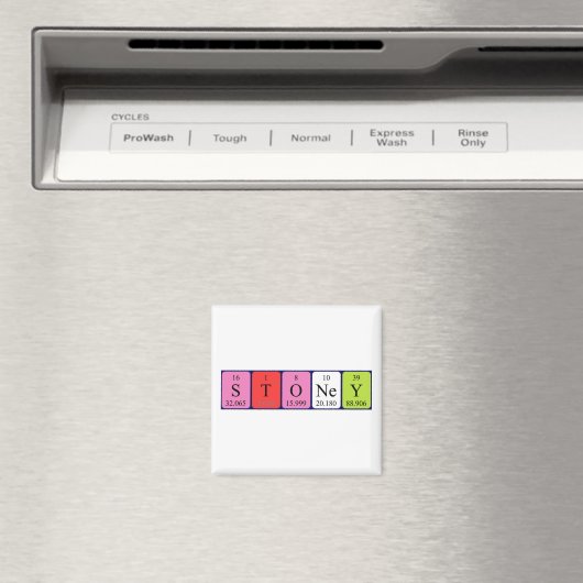 Stoney周期表名磁石 マグネット (インサイチュ (食洗機))