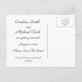 Stoney Path上のClematis日付はがきを保存 案内ポストカード (裏面)