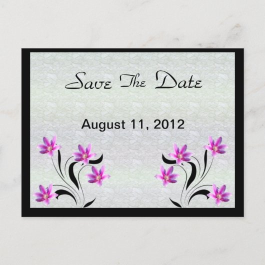 Stoney Path上のClematis日付はがきを保存 案内ポストカード (正面)