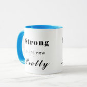 Stongは新しいかわいらしいです-文字だけ マグカップ (正面左)