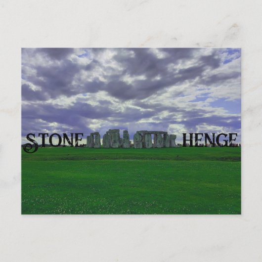 Stongehenge Salisbury ポストカード (正面)
