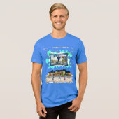 Stool Softener | Literal Wordplay Humor トライブレンドＴシャツ (正面全面)