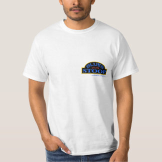 STOOPの白い価値Tシャツの青 Tシャツ