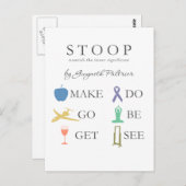 STOOP – 内なる重要なはがきを育てる ポストカード (正面/裏面)