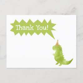 StopとChompグリーンダウノーズテーマありがとう シーズンポストカード