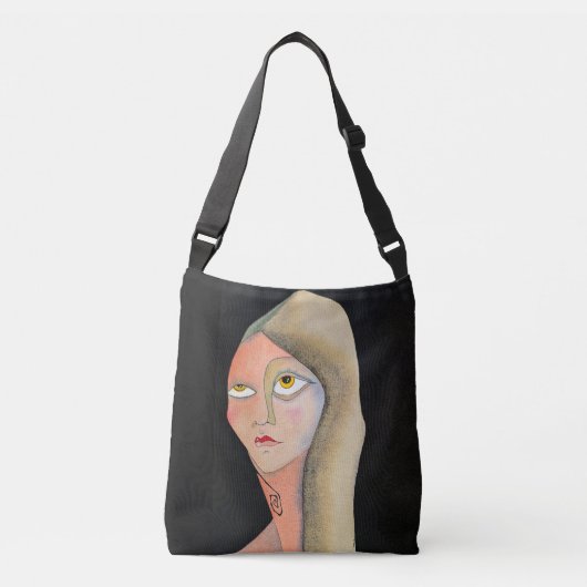 "Stop" クロスボディバッグ (正面)