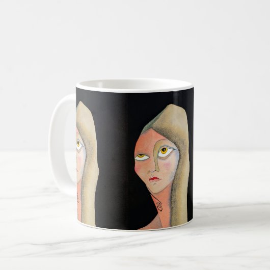 "Stop" コーヒーマグカップ (正面左)