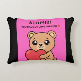 STOP!!!!! 私の愛は永遠にあなたへ ❤️ アクセントクッション