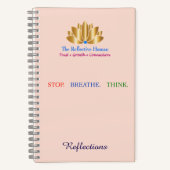 Stop Breathe Think Journal ノートブック (正面)