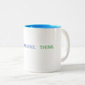Stop Breathe Think Mug ツートーンマグカップ (正面右)