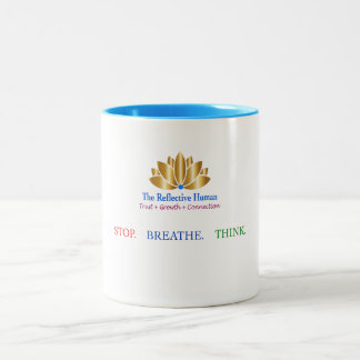 Stop Breathe Think Mug ツートーンマグカップ