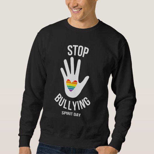 Stop bullying spirit day スウェットシャツ (正面)