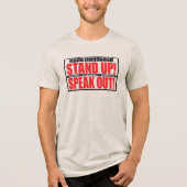 Stop Bullying - Stand Up, Speak Out トライブレンドＴシャツ (正面)