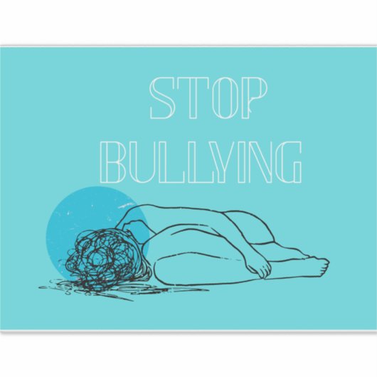 Stop Bullying Sticker シール (正面)