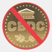 Stop CBDC ラウンドシール (正面)