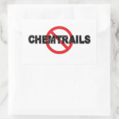 Stop Chemtrails Sticker 長方形シール (バッグ)