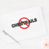 Stop Chemtrails Sticker 長方形シール (封筒)