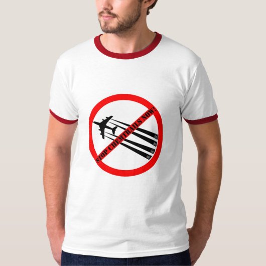 STOP CHEMTRAILS Tシャツ (正面)