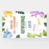 Stop Chomp Roar Disoursao 3rd Birthdayパーティー 横断幕 (横)