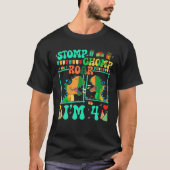Stop Chomp Roar I m 4 Guitar Dinosad Kid 4th Bir Tシャツ (正面)