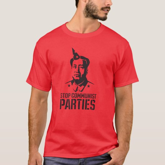 Stop communist parties tシャツ (正面)